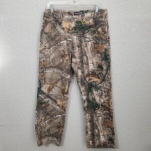 Realtree Mens Camouflage Hunting Pants 32x30 (acutal 29) Cotton Outdoor Gear Dur